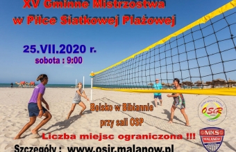 PLAKAT SIATKOWKA PLAZOWA