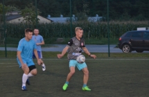 Zawodnik Korony Dziadowice/Czerwonych Diabłów w trakcie meczu