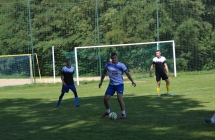 Zawodnik Sparty przy pilce