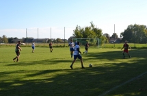 Zawodnik Sparty przy pilce