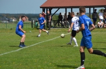 Zawodnik sparty przy pilce