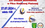 PLAKAT SIATKOWKA PLAZOWA 2024