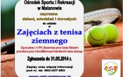 plakat - zajecia z tenisa ziemnego 2
