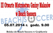 plakat beach soccer 2014 - na strone