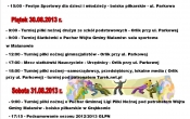 plakat XI dni malanowa na sportowo