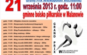 plakat VIII Biegi uliczne malanowska jesien