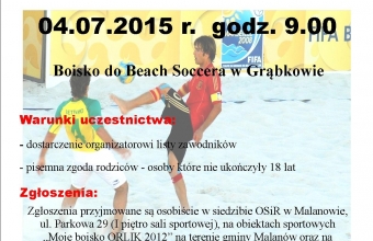 plakat beach soccer 2014
