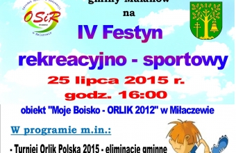 plakat - festyn w Milaczewie 2015