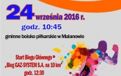 Plakat Biegi Uliczne Malanowska jesien 2016